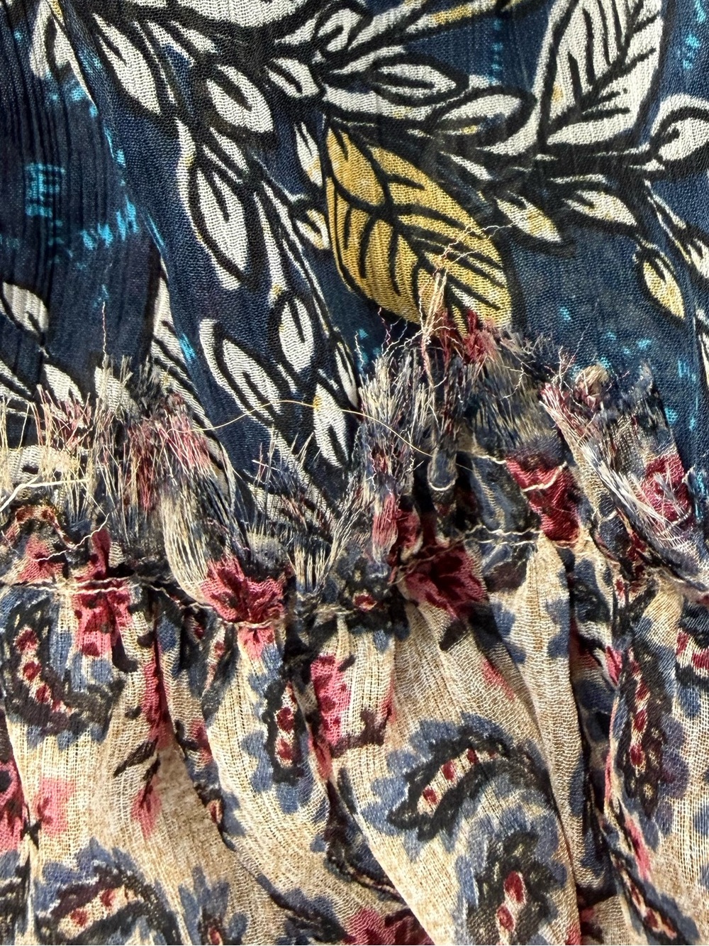 Free People Estelle Chiffon Floral Maxi Dress, Size Small - Picture 5 of 6